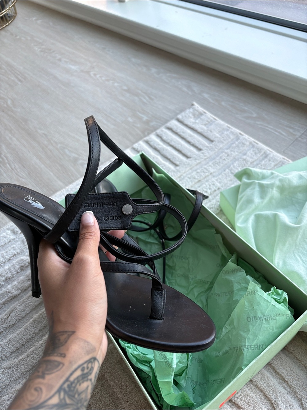 Off white heels